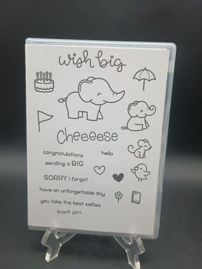 Lawn Fawn Elfie Selfie Stamp Set And Dies Set